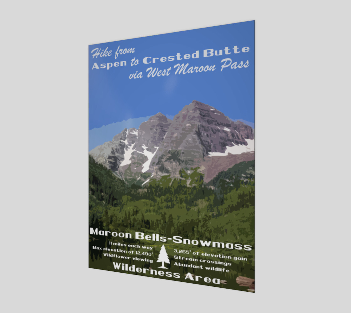 Aspen to Crested Butte art print preview #1