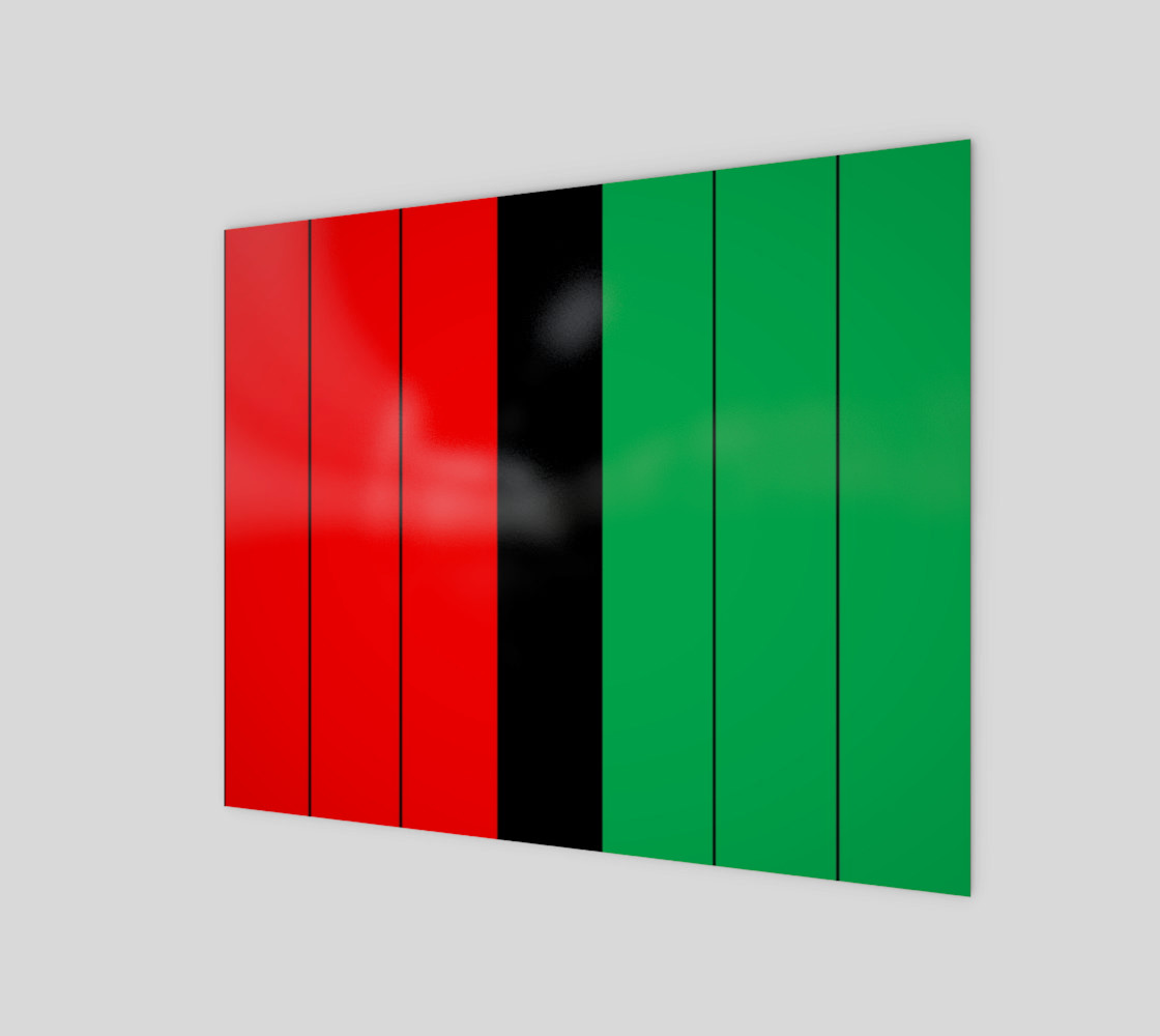 Kwanzaa Striped Pattern Red Black Green thumbnail #2
