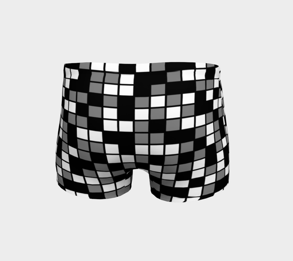 Grey, Black, and White Random Mosaic Squares preview #4