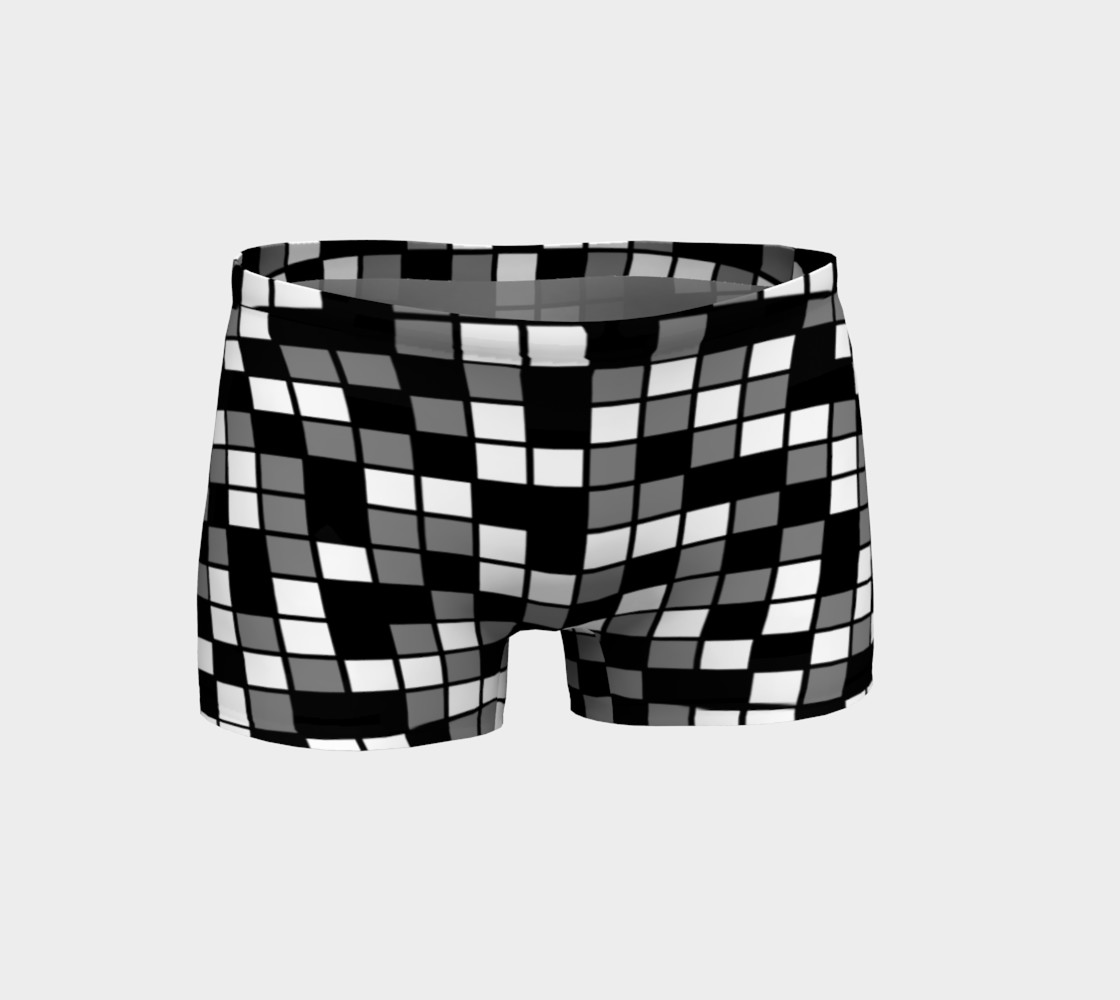 Grey, Black, and White Random Mosaic Squares preview #1