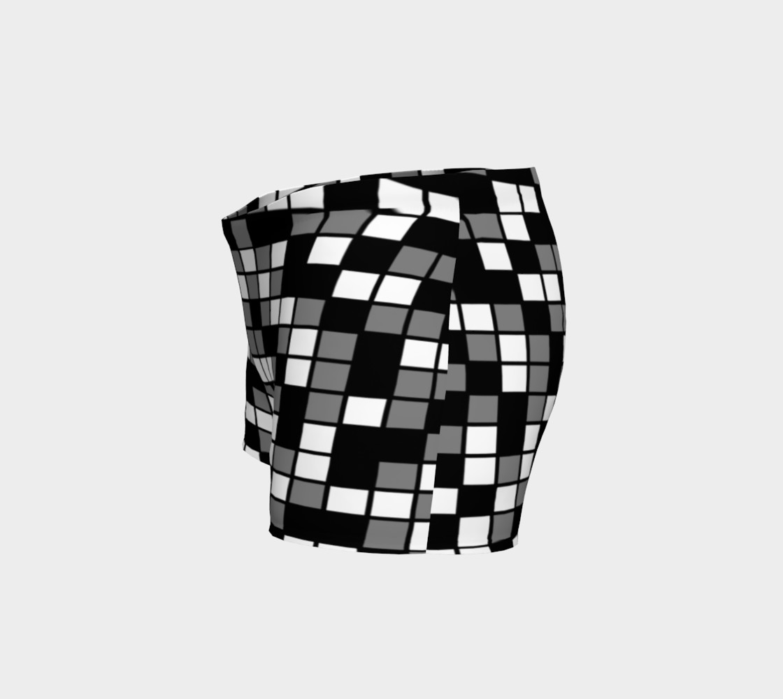 Grey, Black, and White Random Mosaic Squares preview #2