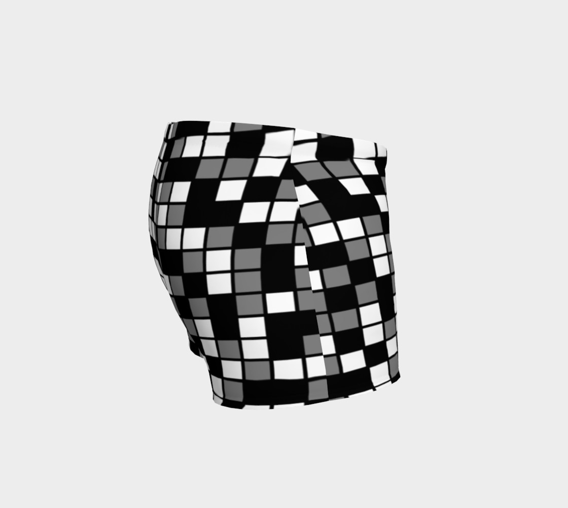 Grey, Black, and White Random Mosaic Squares preview #3