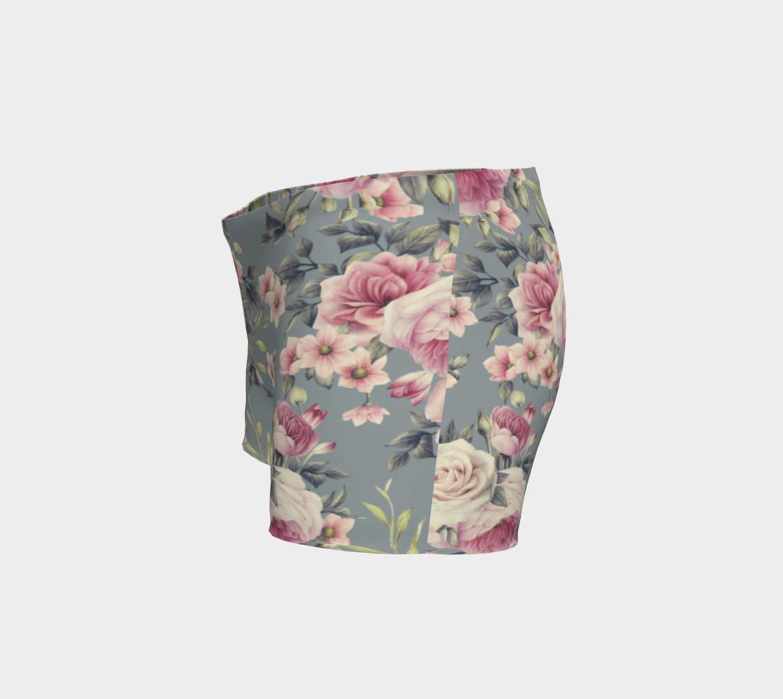 Vintage Pink Rose Shorts preview #2