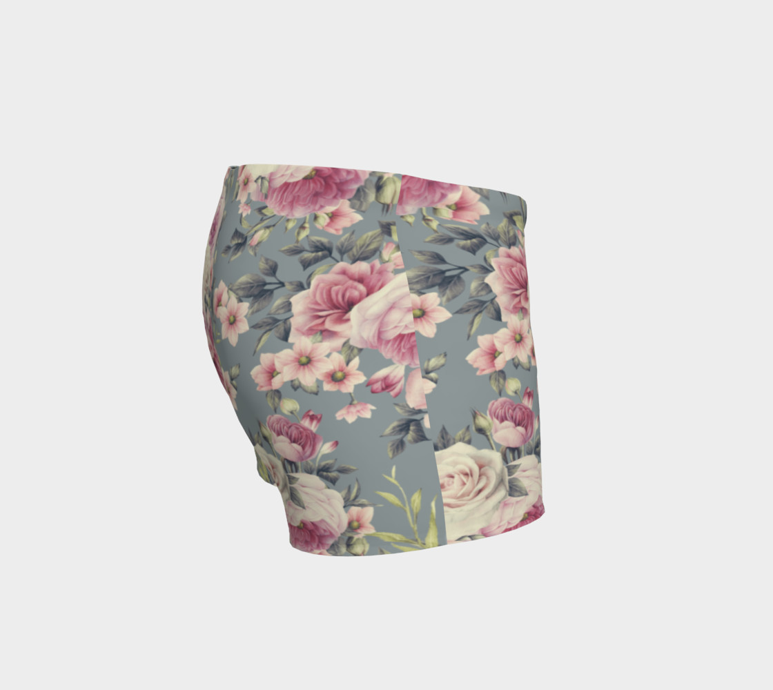 Vintage Pink Rose Shorts preview #3