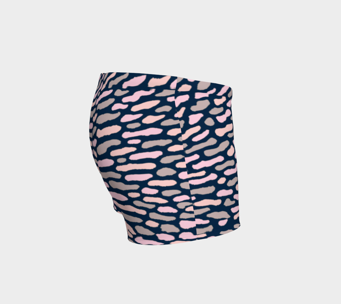 Organic Abstract Navy Blue Shorts preview #3