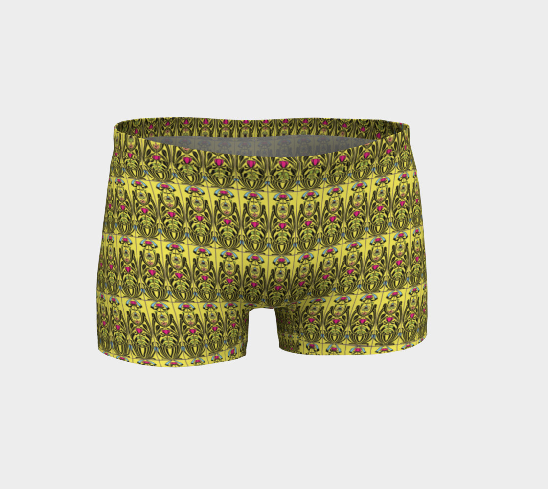 Yellow Nouveau Shorts preview #1