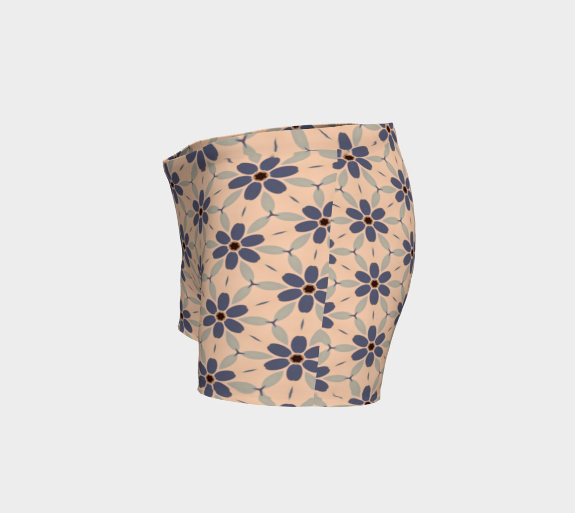 Aperçu de Indigo Daisies Women's Yoga Shorts #2