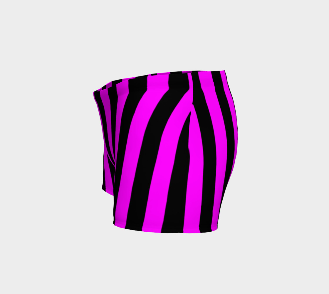 Black and Magenta Pink Stripes preview #2