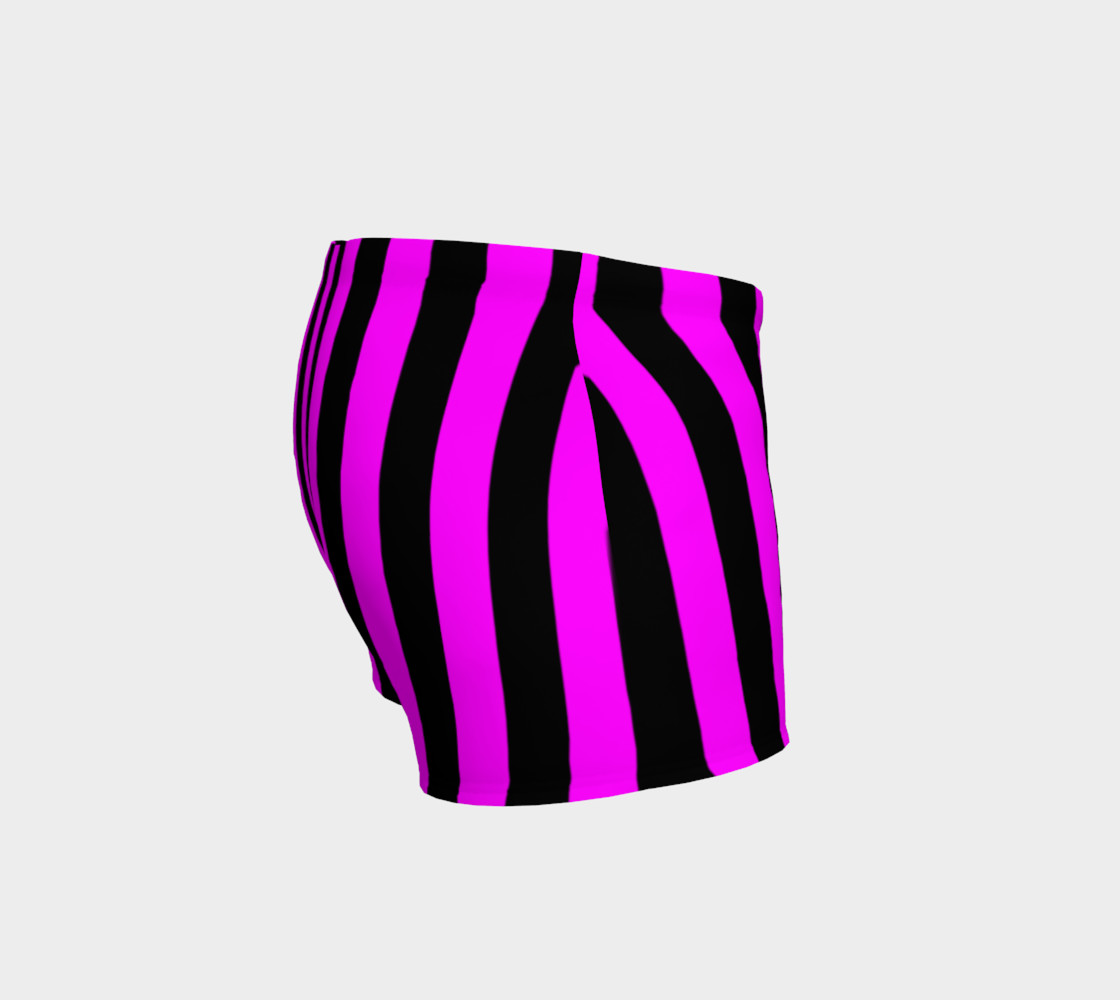 Black and Magenta Pink Stripes preview #3