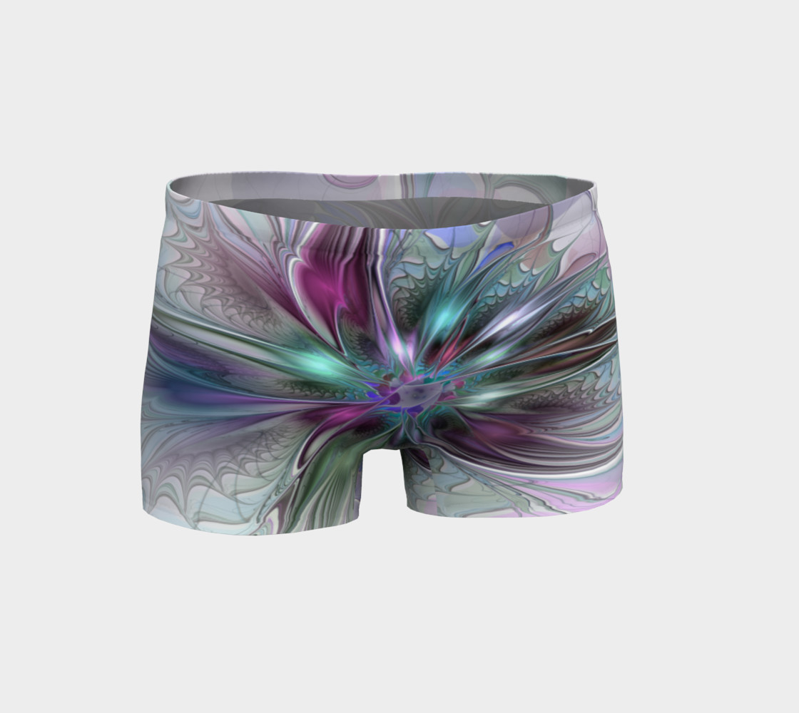 Colorful Fantasy Abstract Modern Fractal Flower preview #1