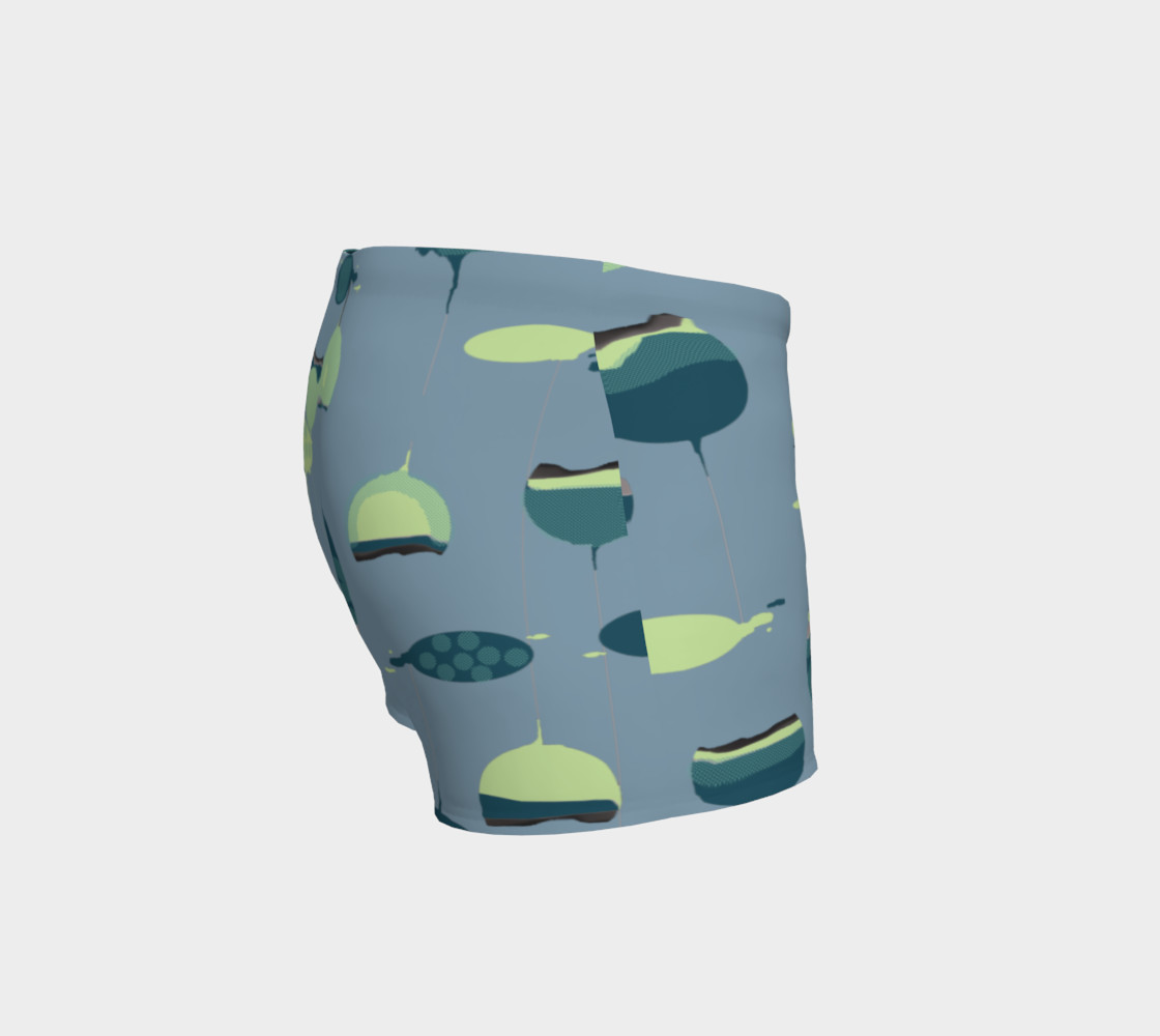Drip Drop Women's Yoga Shorts preview #3