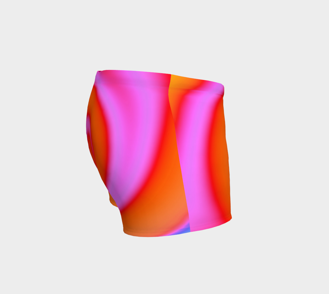 Bright Colorful Orange Pink Swirl Abstract preview #3