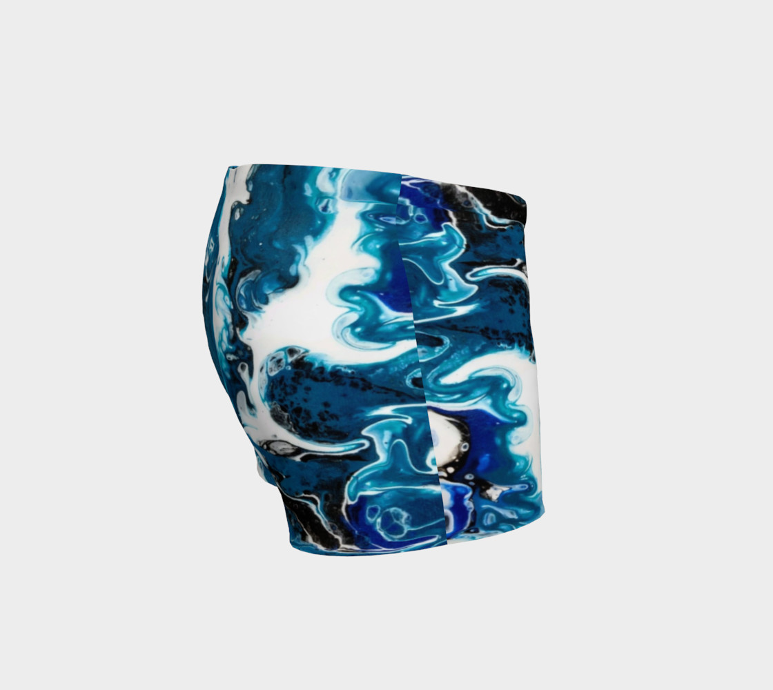 Blue Abstract Shorts preview #3