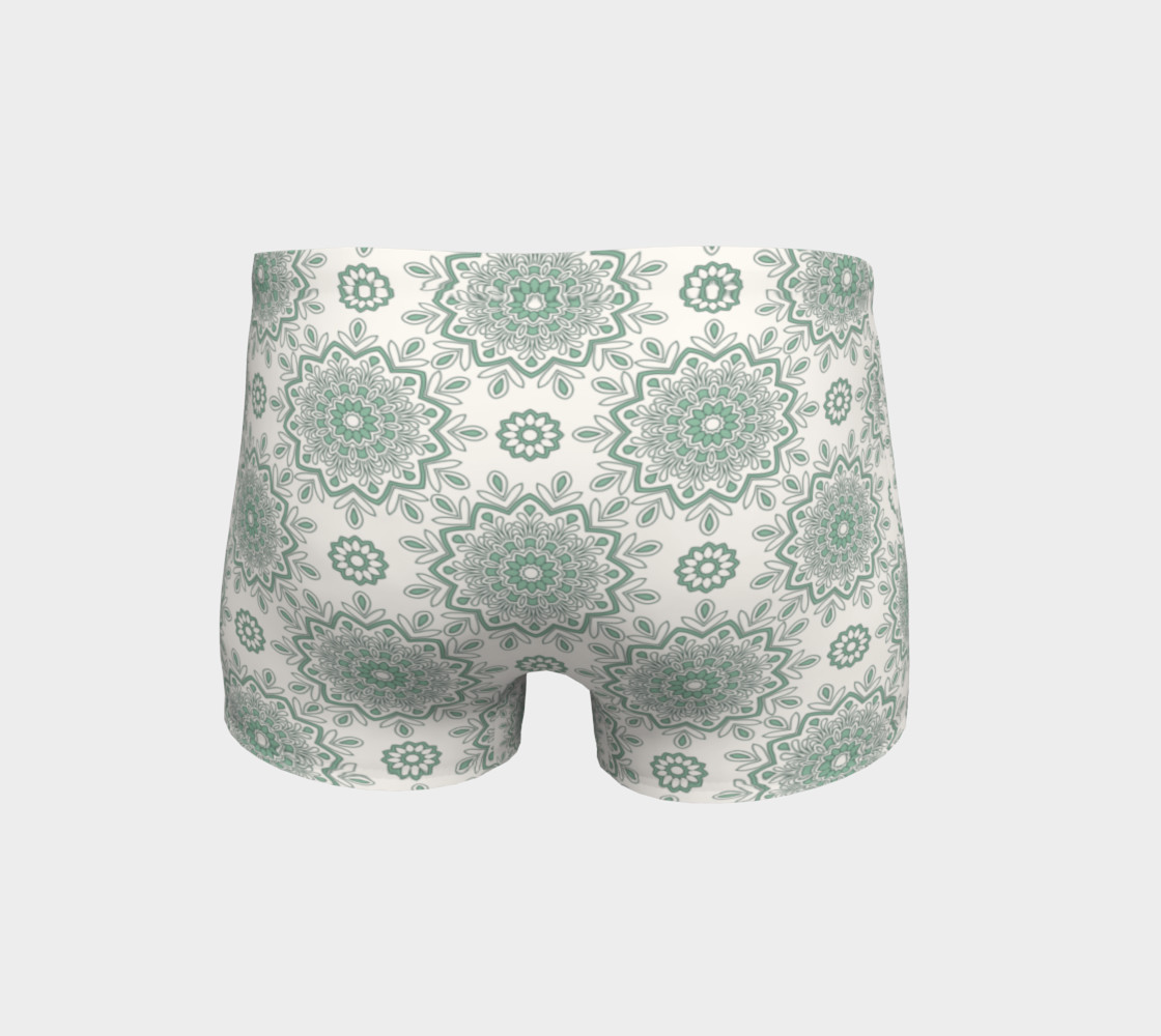 Mystic Mandala Green Shorts preview #4