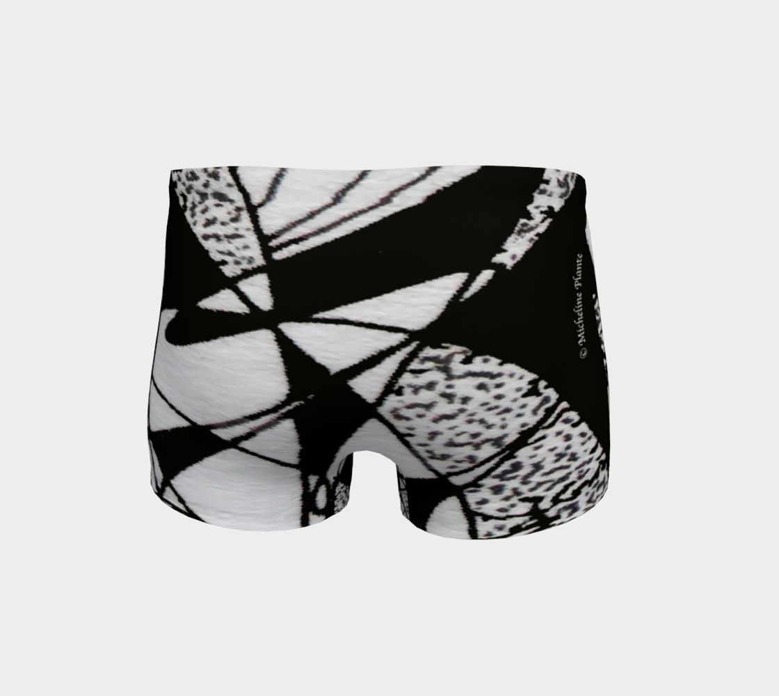 Aperçu de Shorts-Griffe Noir et blanc-micheline-plante #4