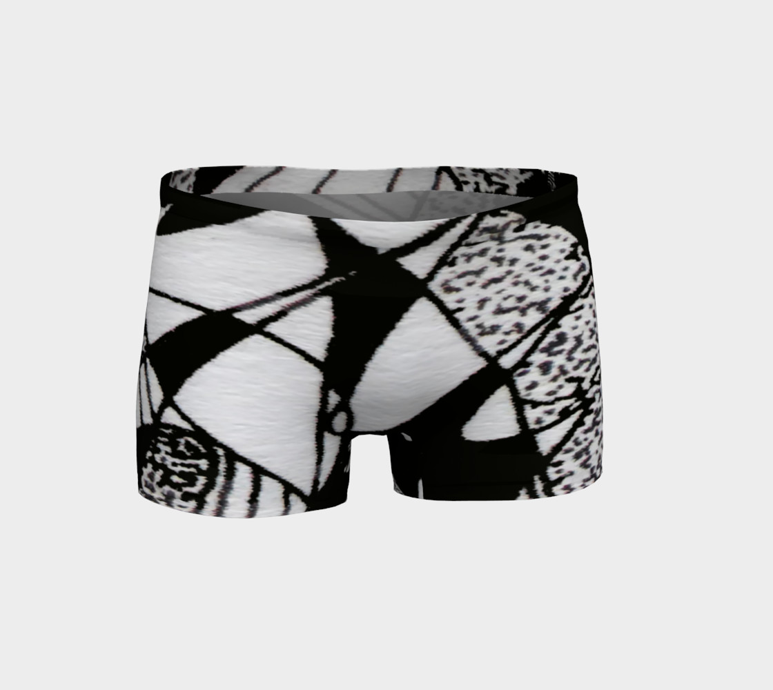 Aperçu de Shorts-Griffe Noir et blanc-micheline-plante #1