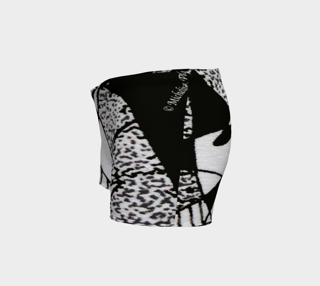 Aperçu de Shorts-Griffe Noir et blanc-micheline-plante #2