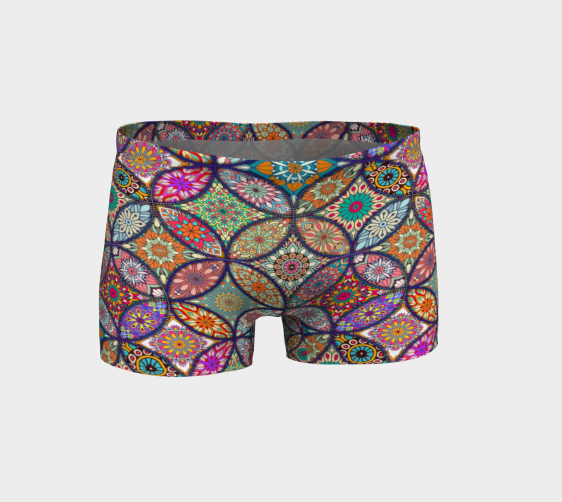 Vibrant Mandalas Shorts preview #1