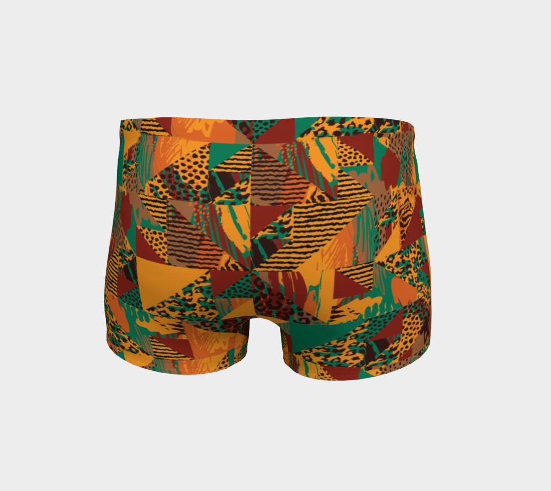 Abstract Safari Print Shorts preview #4