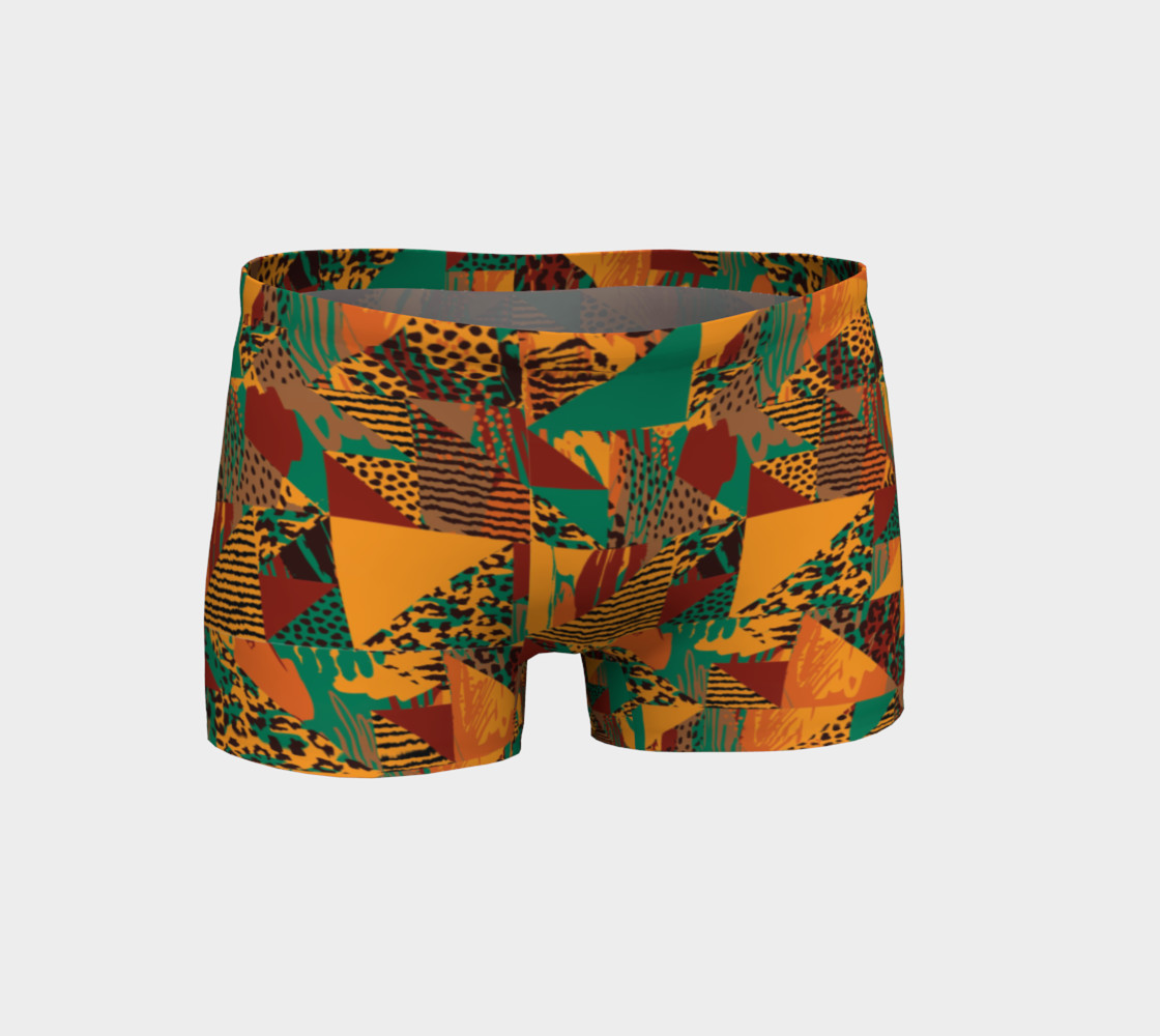Abstract Safari Print Shorts preview #1