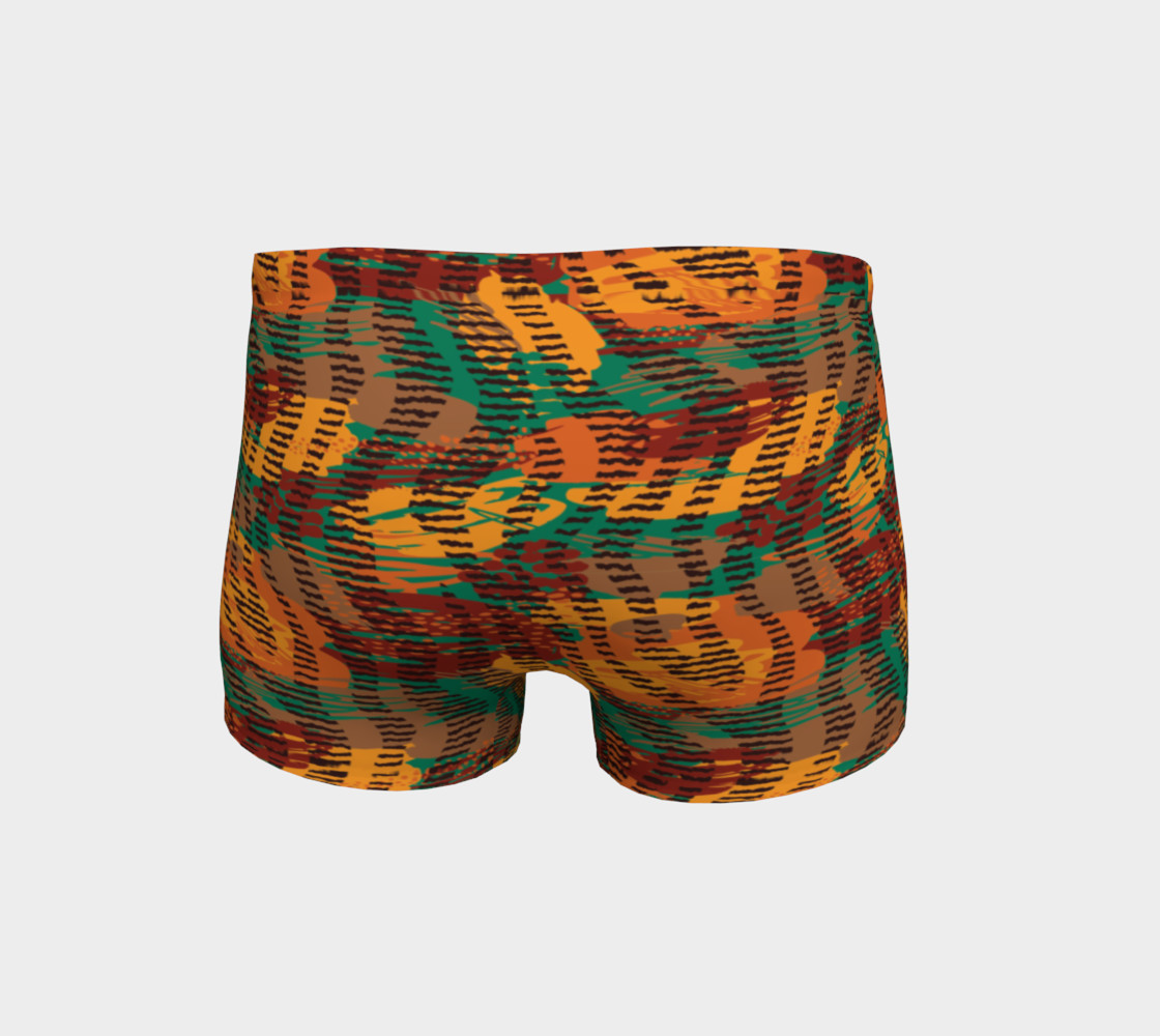 Abstract Animal Stripes Shorts preview #4