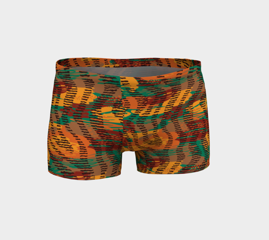 Abstract Animal Stripes Shorts preview #1