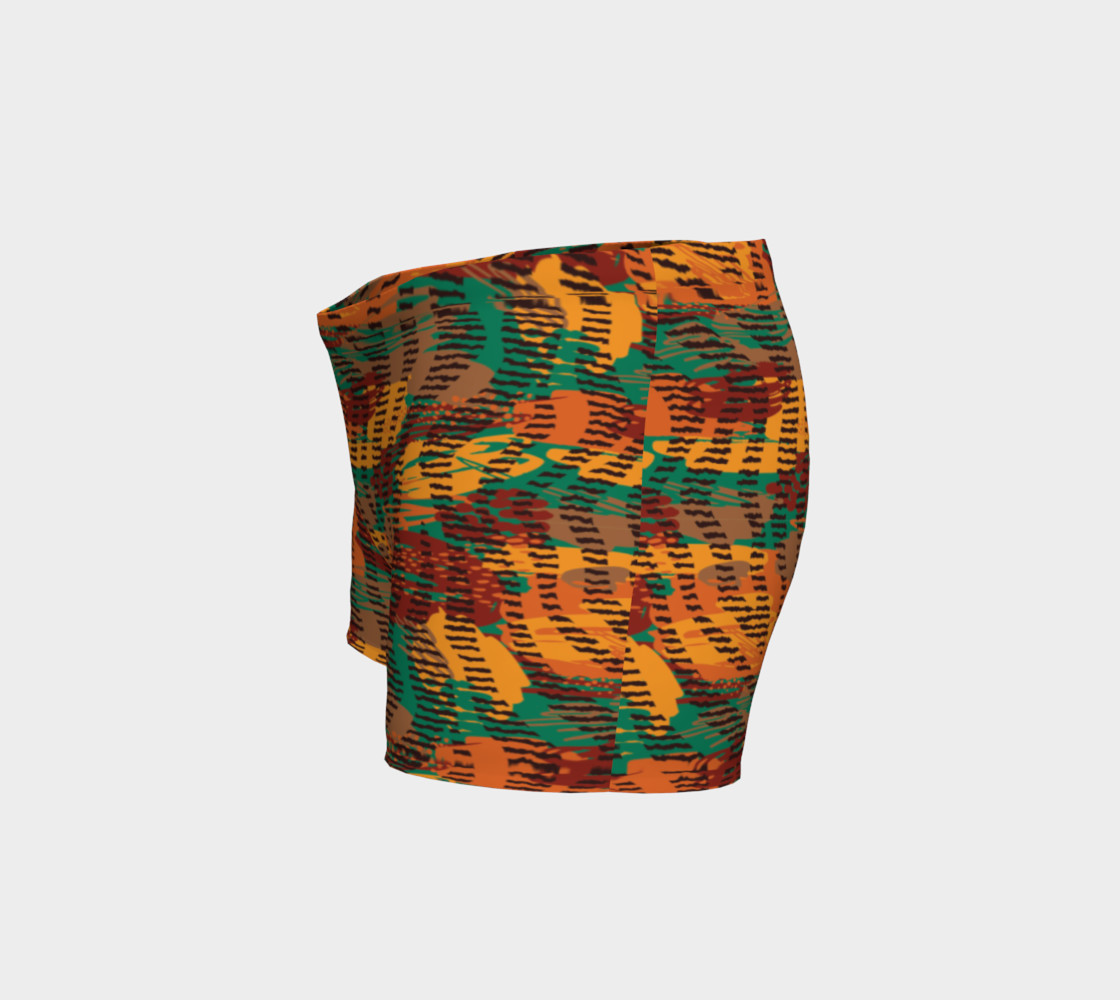 Abstract Animal Stripes Shorts preview #2