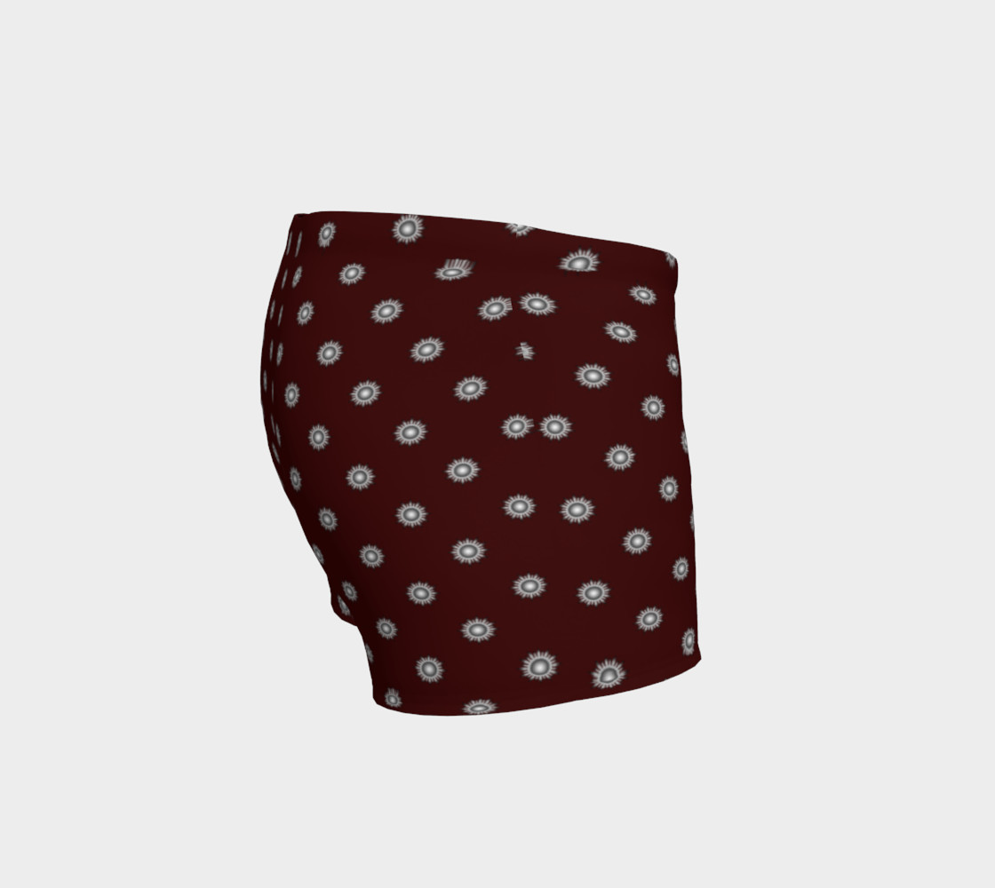 Orb Glyphs Maroon Shorts preview #3