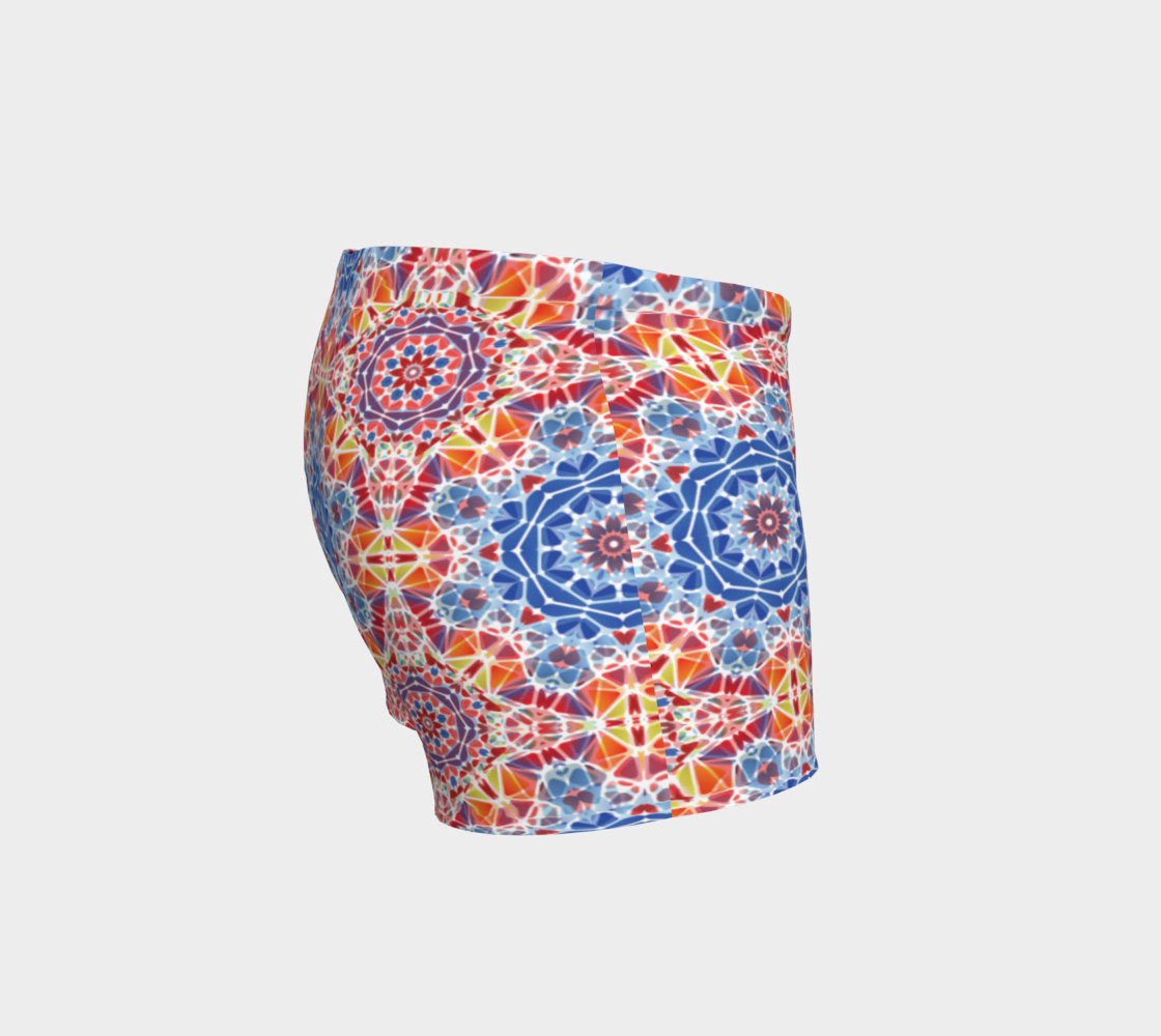 Blue and Orange Kaleidoscope Shorts preview #3