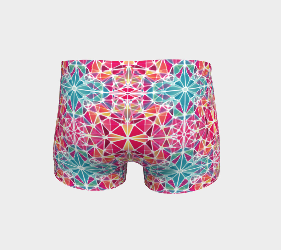 Pink and Blue Kaleidoscope Shorts preview #4