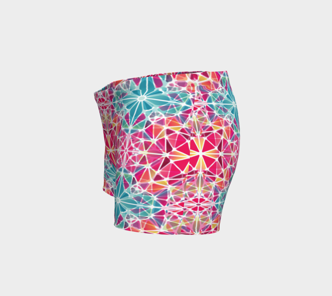 Pink and Blue Kaleidoscope Shorts preview #2