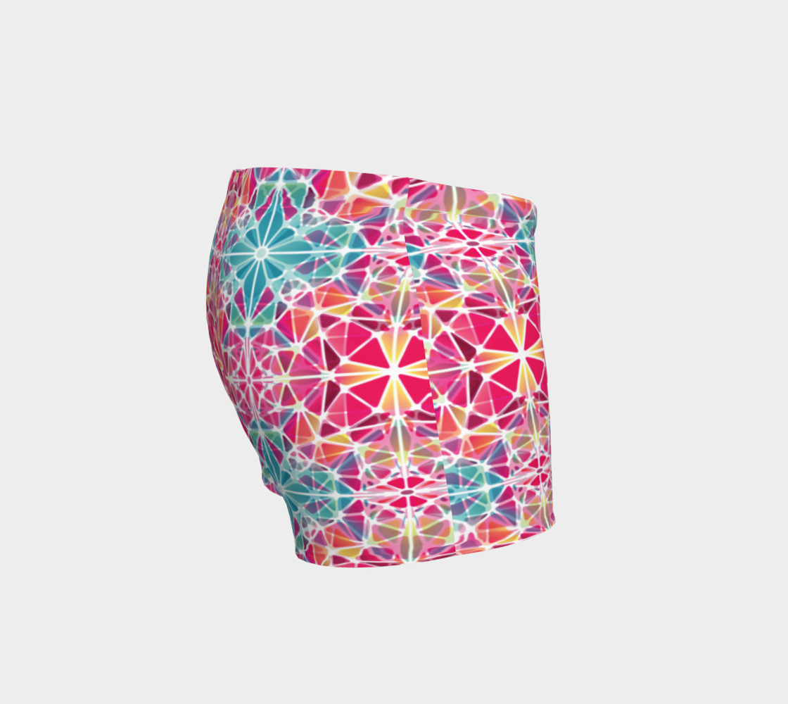 Pink and Blue Kaleidoscope Shorts preview #3