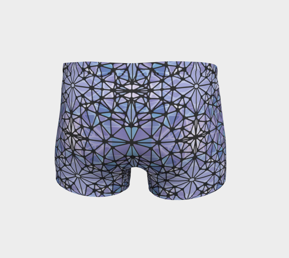 Purple and Blue Kaleidoscope Shorts preview #4