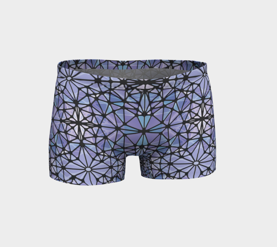 Purple and Blue Kaleidoscope Shorts preview #1