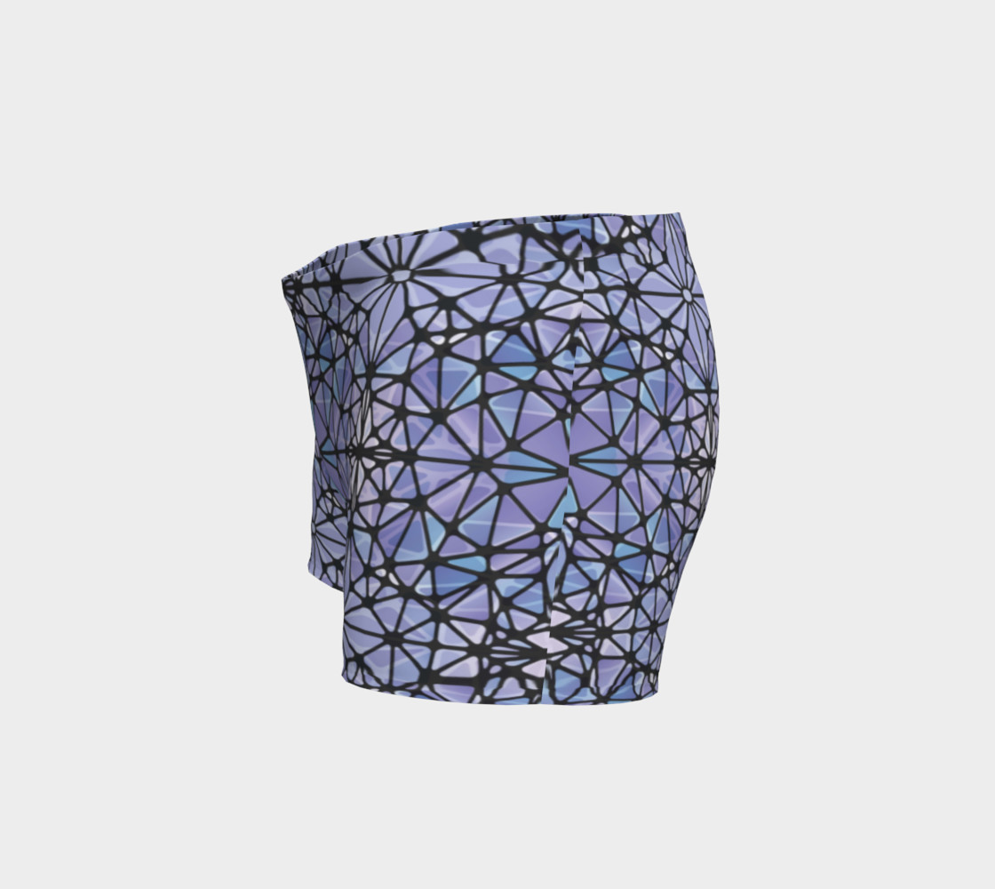 Purple and Blue Kaleidoscope Shorts preview #2