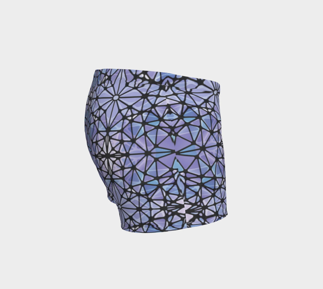 Purple and Blue Kaleidoscope Shorts preview #3