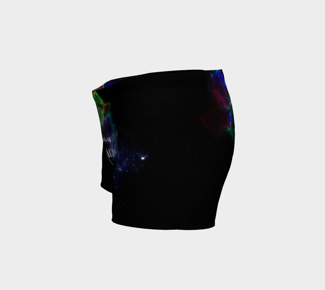 Solar Eclipse Fractal Art Spacescape Shorts preview #2