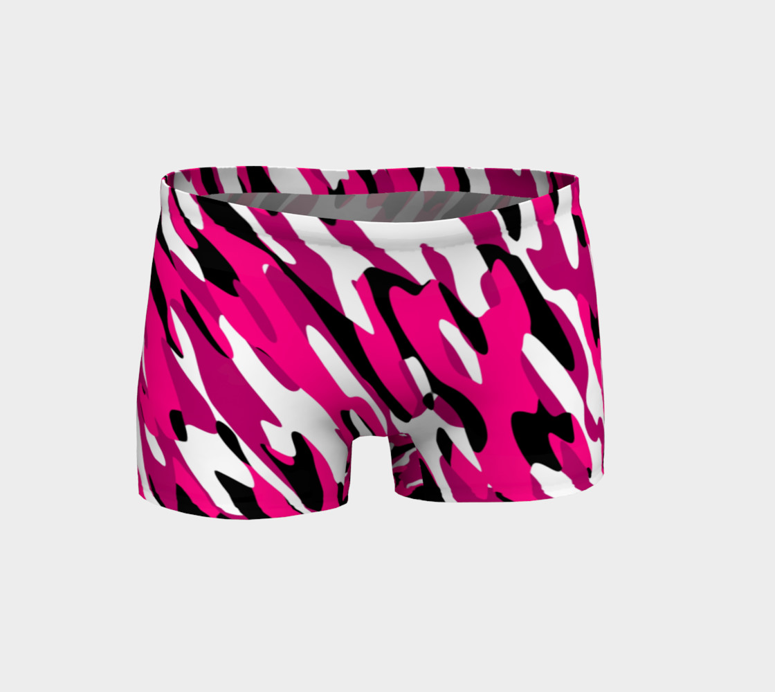 Pink white and black camo abstract preview #1