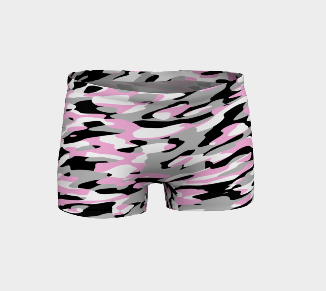 Pink Gray Black and White Camouflage preview #1