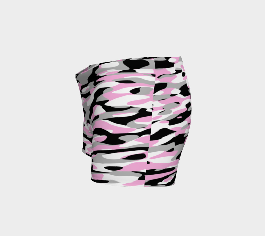 Pink Gray Black and White Camouflage preview #2