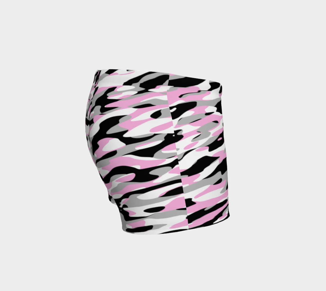 Pink Gray Black and White Camouflage preview #3