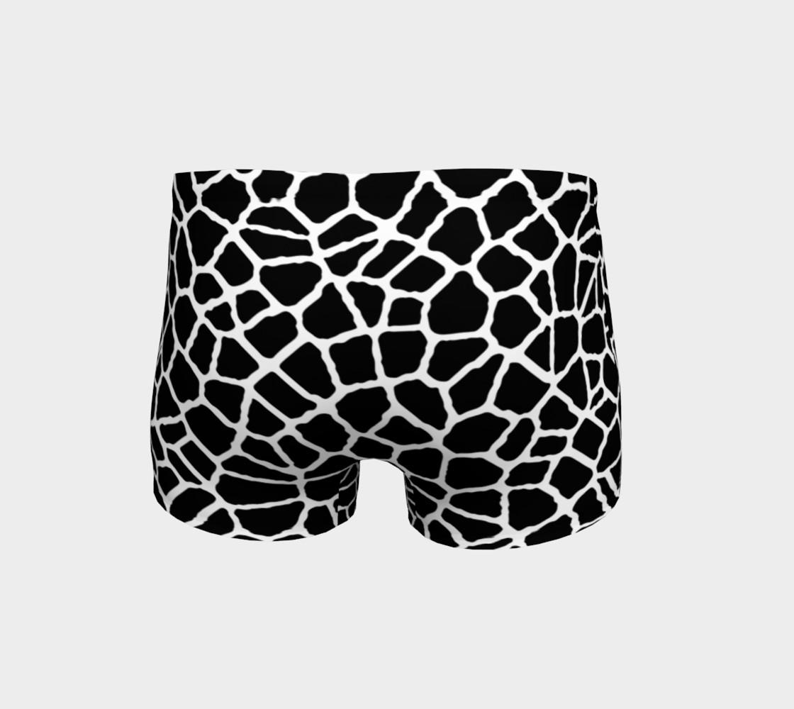 staklo (black/white) workout shorts preview #4