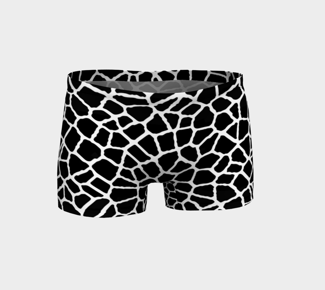 staklo (black/white) workout shorts preview #1