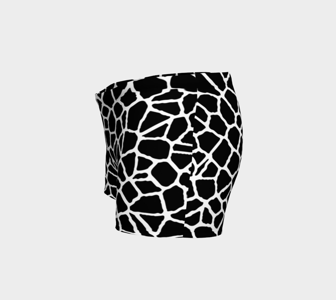 staklo (black/white) workout shorts preview #2