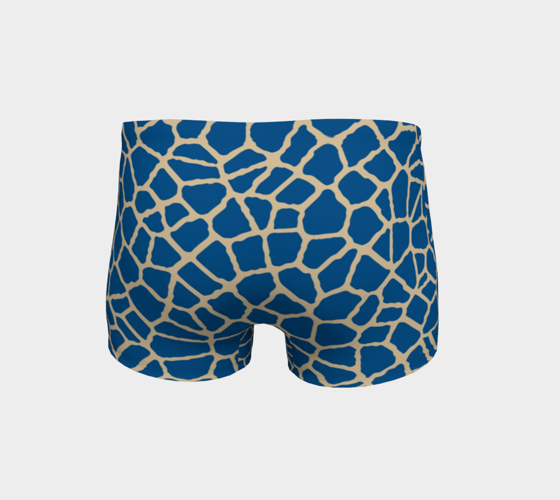 staklo (blue/coffee) workout shorts preview #4