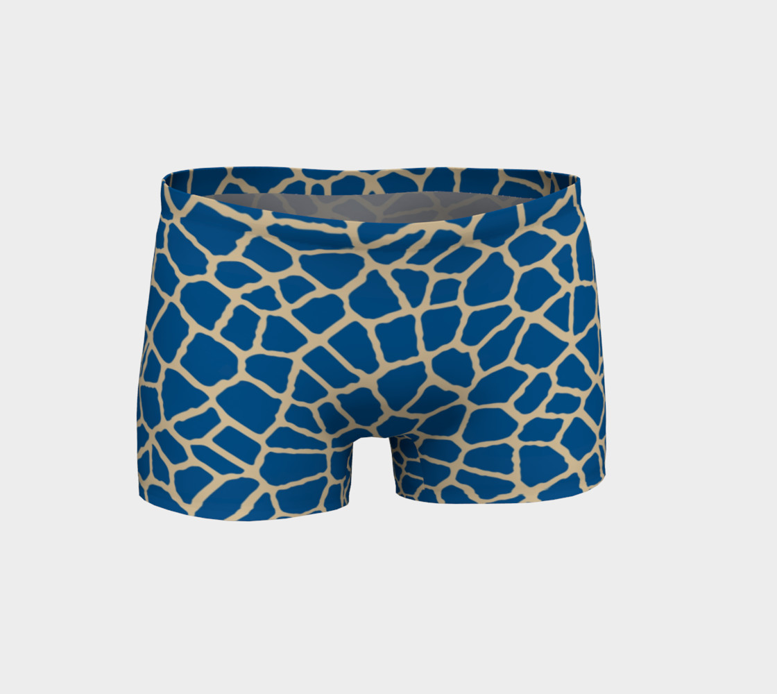 staklo (blue/coffee) workout shorts preview #1