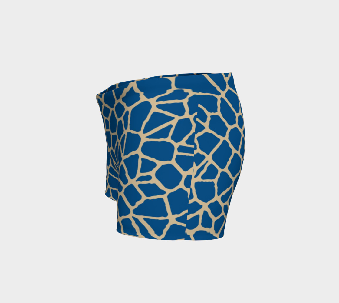 staklo (blue/coffee) workout shorts preview #2
