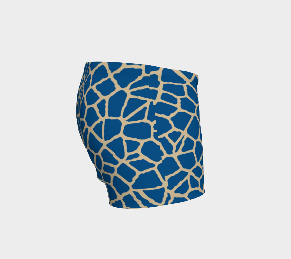 staklo (blue/coffee) workout shorts preview #3