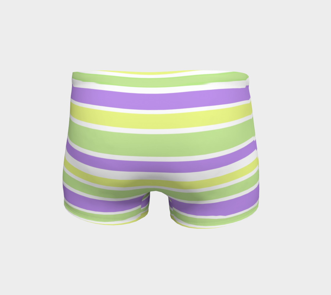 Bright Green Yellow Purple Stripes preview #4
