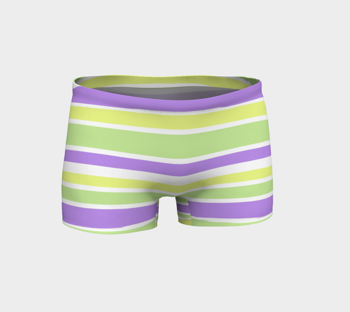 Bright Green Yellow Purple Stripes preview #1